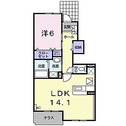 間取図画像 1LDK