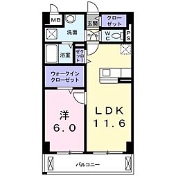 間取図画像 1LDK