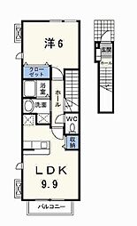 間取図画像 1LDK