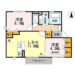 物件の間取り