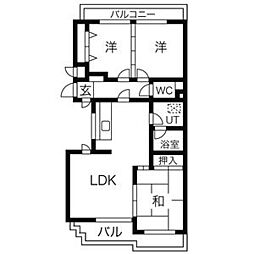 間取図画像 3LDK