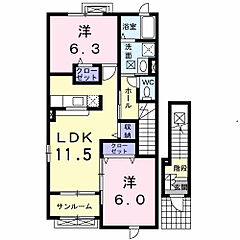 物件の間取り