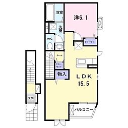 間取図画像 1LDK