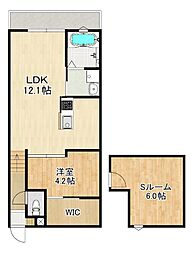 MODERN PALAZZO 諫早Aube 1階1SLDKの間取り