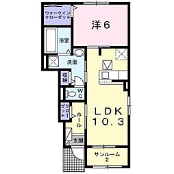 間取図画像 1LDK
