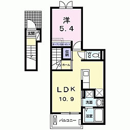 クアドリフォリオ 1LDKの間取図画像