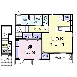 間取図画像 1LDK