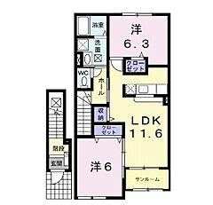 物件の間取り