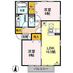物件の間取り
