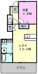 間取図画像 1LDK