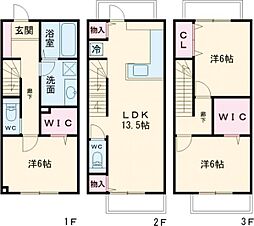 間取図画像 3LDK