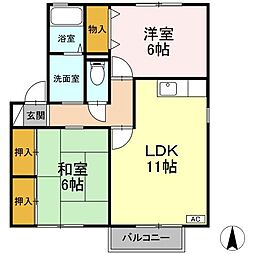 ライフステージ 2LDKの間取図画像