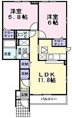 物件の間取り