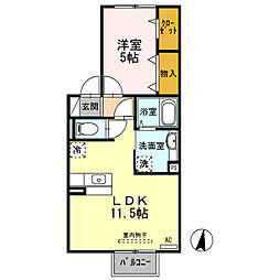 間取図画像 1LDK