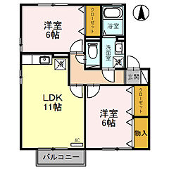 物件の間取り