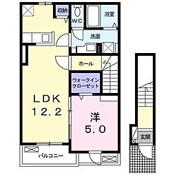 スプランドゥール5 1LDKの間取図画像