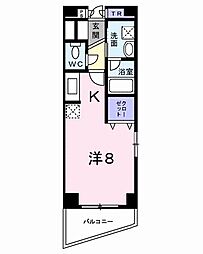 サンハイツ・T ワンルームの間取図画像