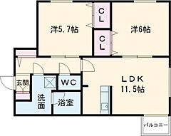 物件の間取り