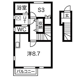 カーサセレステ 1SKの間取図画像