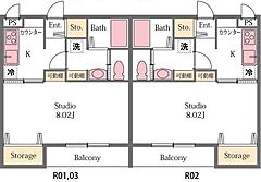 物件の間取り