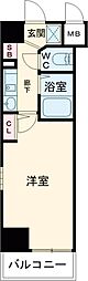 エステムコート新神戸エリタージュ 1Kの間取図画像