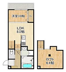 MODERNPALAZZO諫早Kai 1SLDKの間取図画像