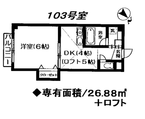 ホームズ でお部屋探し ｊｒ中央線 西荻窪駅 徒歩12分 1dk 賃料7 5万円 1階 26 賃貸マンション住宅情報 物件番号 取扱い不動産会社 大東建託リーシング株式会社 吉祥寺店