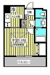 HF仙台レジデンスEAST 1Kの間取図画像