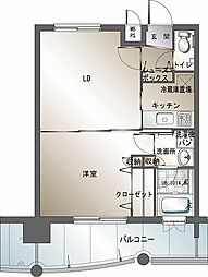エンクレスト博多 2Kの間取図画像