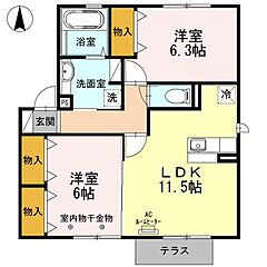 物件の間取り