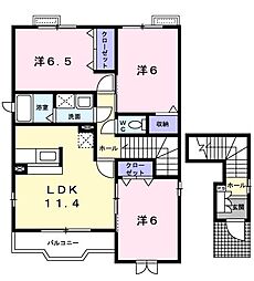 間取図画像 3LDK