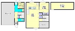 Betulla A 1LDKの間取図画像