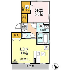 物件の間取り