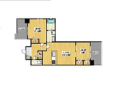 BO BEDRE MIKURIYA 2階2LDKの間取り