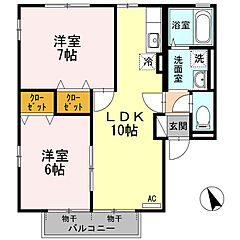 物件の間取り