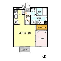 間取図画像 1LDK