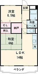 間取図画像 2SLDK