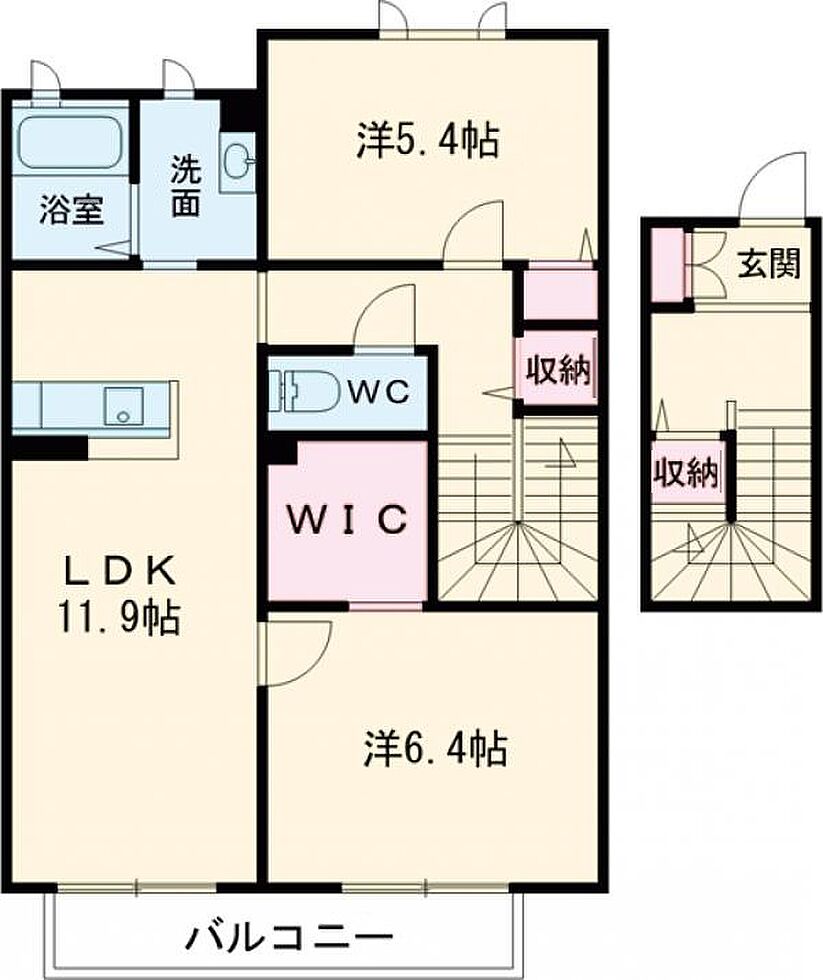 ホームズ クラヴィエ石坂ｄ棟 2ldk 賃料7万円 2階 65 85 賃貸アパート住宅情報