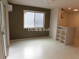 JR東北新幹線 郡山駅 バス18分 小原田五丁目下車 徒歩3分の賃貸アパート 1階1LDKのリビング/ダイニング