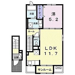 間取図画像 1LDK