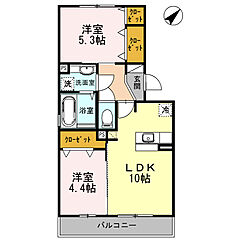 物件の間取り