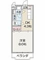 プリムヴェール3階4.2万円