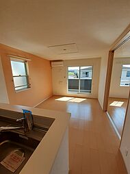 ブリアン・ヴェールV 202 2階2LDKのリビング/ダイニング