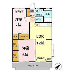 物件の間取り