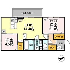 物件の間取り