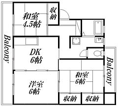 物件の間取り