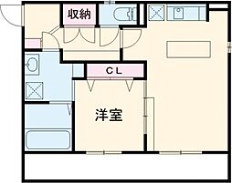 パブリックガーデン2 1LDKの間取図画像