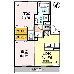 物件の間取り