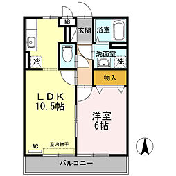 間取図画像 1LDK