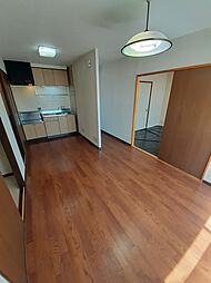 ヴィラハピネス 201 2階3DKのリビング/ダイニング